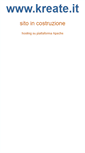 Mobile Screenshot of kreate.it